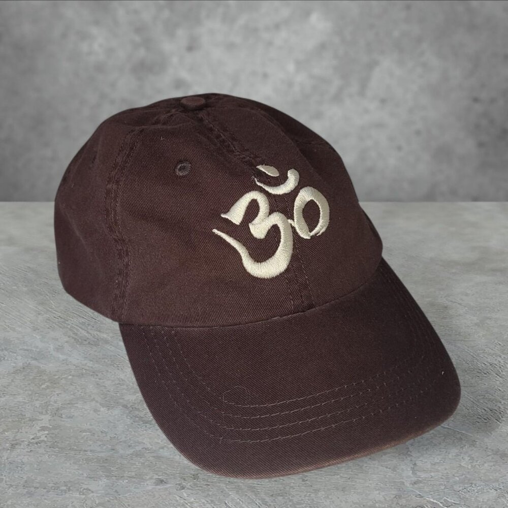 Vintage Y2K 'Alternative' chocolate brown strapback dad hat